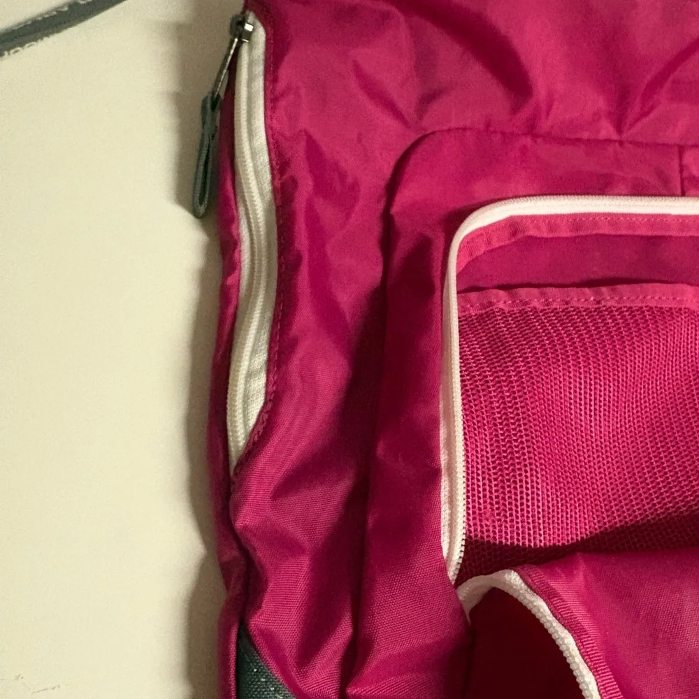 Under Armour Pink and Gray Drawstring Backpack - Picture 4 of 6